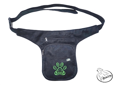 Bracco Hüften-Tasche, Gürtel Tasche-oder Umhängetasche - grün INDIAN PAW