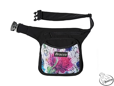 Bracco Friendly Waist Pocket, black/thistle - different sizes.