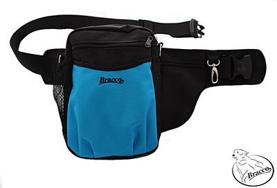 Bracco dog training belt Multi, black/blue.