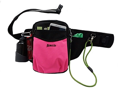 Bracco dog training belt Multi, black/pink