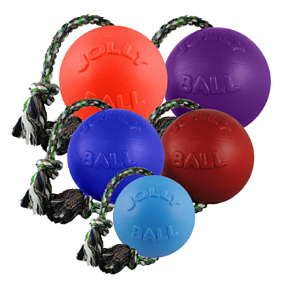 Jolly Ball Romp-n-Roll - míč s provazem