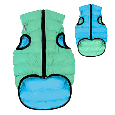 Airy Vest Lumi bunda pro psy luminiscenční/modrá- různé velikosti