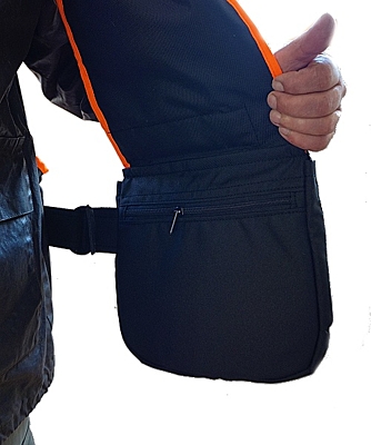 Bracco Dogsport vesta pro psí sporty, černá/oranžová- různé velikosti. 
