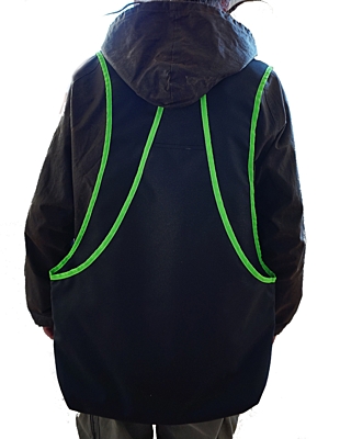 Bracco Dogsport vesta pro psí sporty, černá/zelená- různé velikosti. 