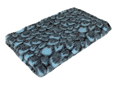 Blanket for the dog, Vetbed Premium quality 30 mm, blue - stone motif, various sizes
