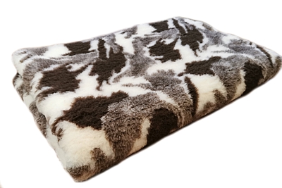 Blanket for the dog, Vetbed Premium quality 30 mm, brown - camo motif, various sizes