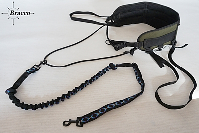 Bracco belt for Dogtrekking, Canicross, Jogging, khaki - different sizes.