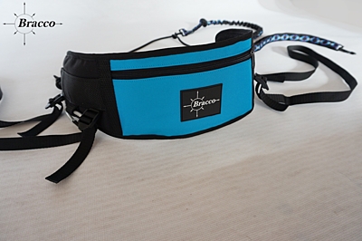 Bracco-Gürtel für Dogtrekking, Canicross, Jogging, Blau - verschiedene Größen.