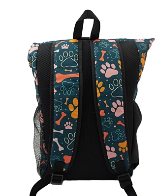 Bracco Backpack Active- green/paws