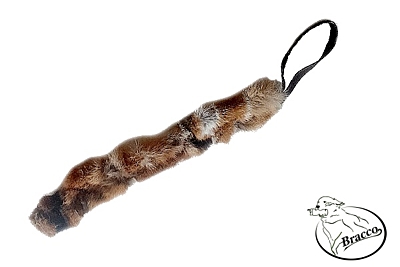 Bracco tugger for dog from a genuine fur, different lengths