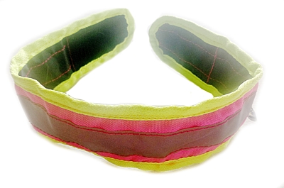 Bracco Hundesignalhalsband mit Klettverschluss, Rosa- verschiedene Größen