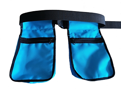 Bracco training belt with two pockets, black - various colours, various sizes.