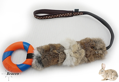Bracco Predator Hundespielzeug -mit Kaninchenfell, verschiedene Ausführungen.