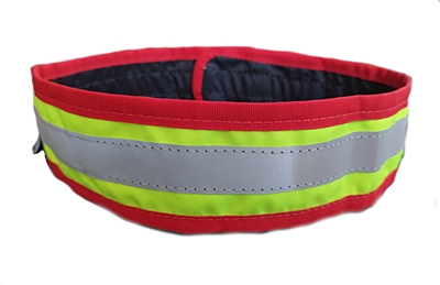 Bracco Reflective Collar Band, Velcro- yellow,  possibility of phone number, name 