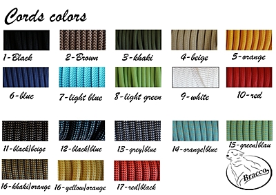 Bracco VARIABLE Hundeleine- Umhängeteil XL/8,0 mm– verschiedene Farben-3 JAHRE GARANTIE.