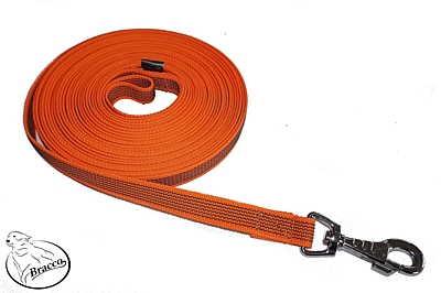 Bracco check cords with anti-slip, different lengths and types, orange