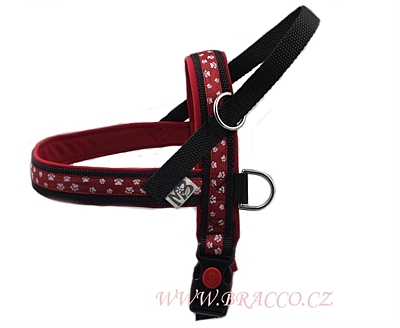 Bracco Norwegian harness, red - different sizes.